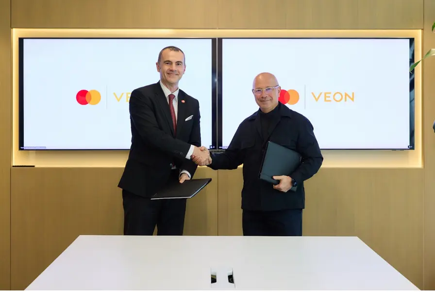 Mete Guney, Executive Vice President, Market Development, EEMEA, Mastercard and Kaan Terzioglu, CEO, VEON Group